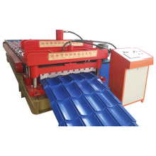 PLC Control Corrugated Steel Sheet Glazed Tile Roll Forming Machine